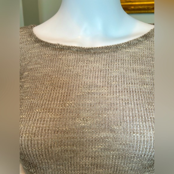 Cream Sheer Dual Fabric Top - Picture 3 of 8